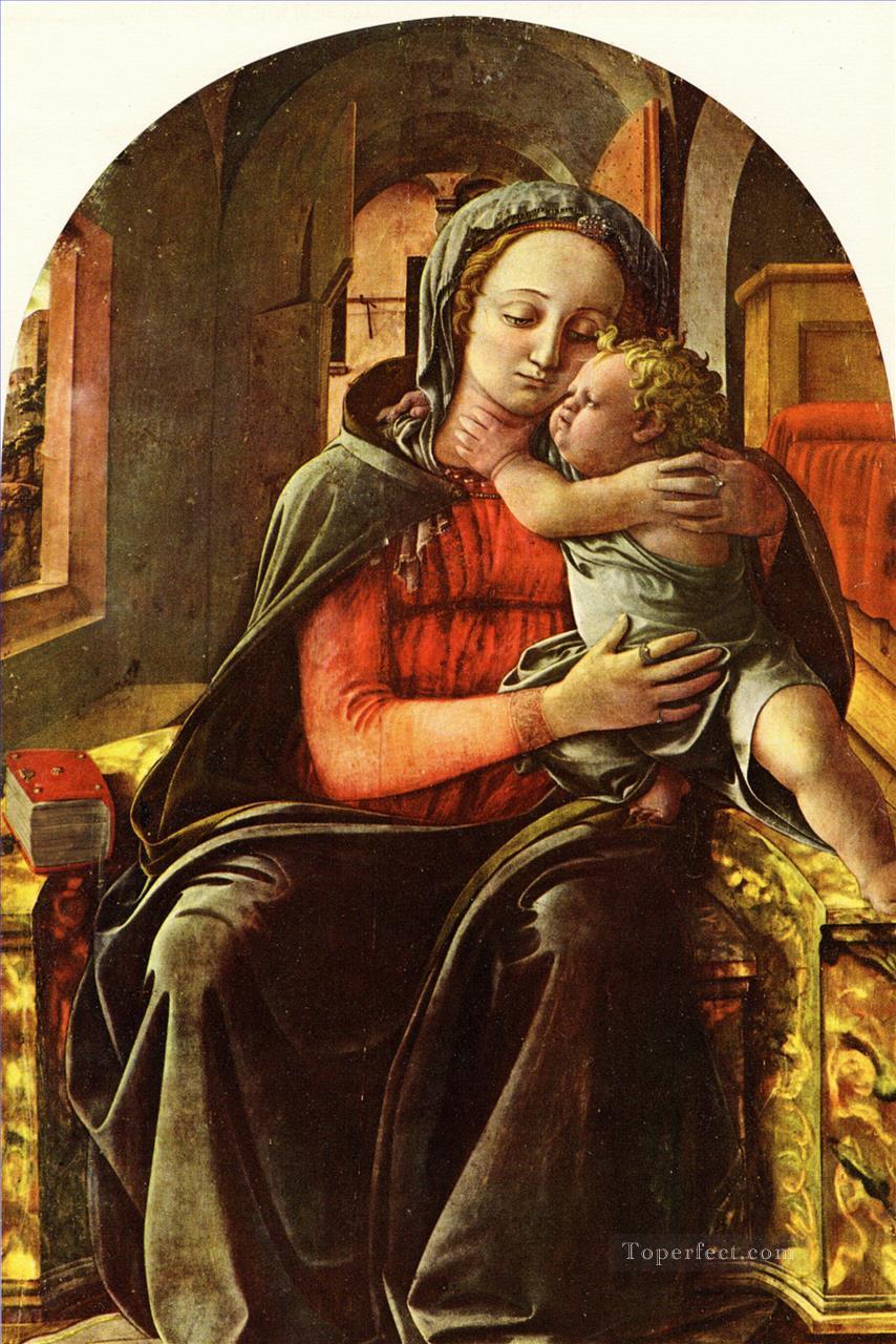 Lippi Filippino Madonna and Child2 Renaissance Filippo Lippi Oil Paintings